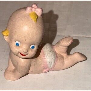 Vintage Bisque Porcelain Baby Doll | Antique-Style Infant Doll Collectible